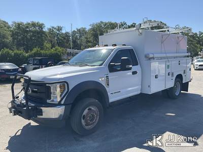 2018 Ford F550 4x4 Enclosed High-Top Service Truck