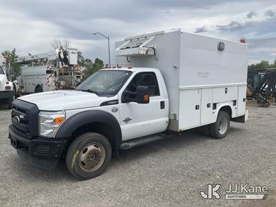 2014 Ford F550 4x4 Enclosed Service Truck