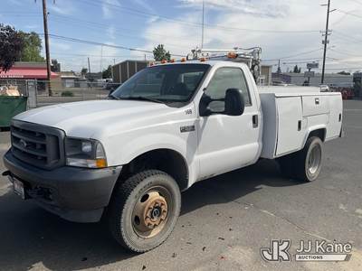 2002 Ford F550 4x4 Mechanics Service Truck