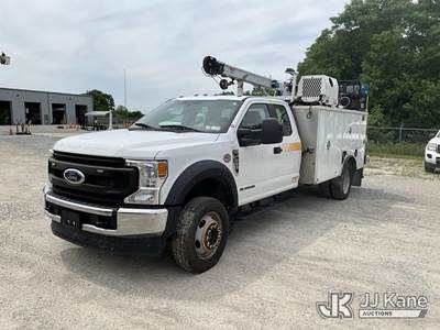 2021 Ford F550 4x4 Extended-Cab Mechanics Service Truck