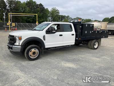 2020 Ford F550 Crew-Cab Flatbed/Service Truck