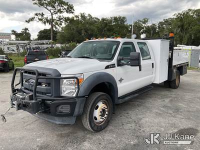 2012 Ford F-550 Crew-Cab Flatbed/Service Truck
