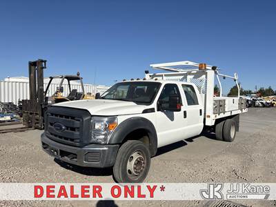 2016 Ford F-550 Crew Cab DRW Crew-Cab Flatbed Truck