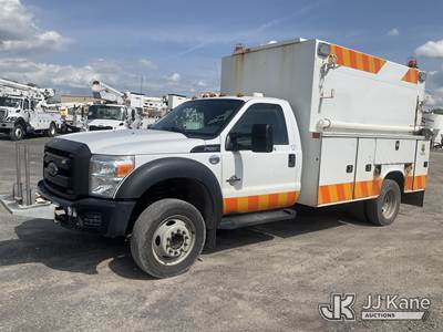 2016 Ford F550 4x4 Enclosed Service Truck