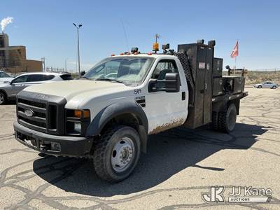 2008 Ford F550 4x4 Flatbed/Service Truck