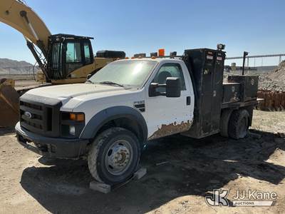 2008 Ford F550 4x4 Flatbed/Service Truck