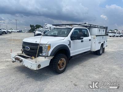 2017 Ford F550 4x4 Crew-Cab Service Truck