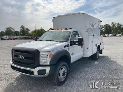 2012 Ford F550 4x4 Enclosed High-Top Service Truck