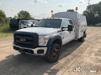 2014 Ford F550 Crew-Cab Enclosed Service Truck