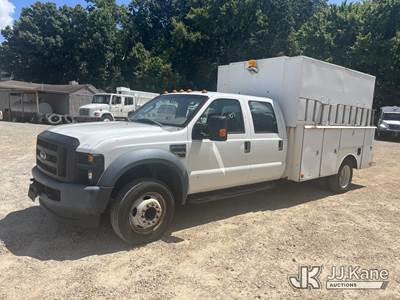 2008 Ford F-550 Crew-Cab Enclosed Service Truck