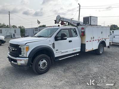 2017 Ford F550 4x4 Extended-Cab Mechanics Service Truck