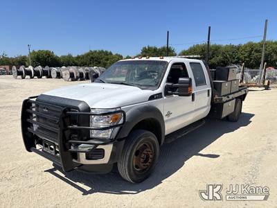 2016 Ford F-550 Crew-Cab Flatbed/Service Truck