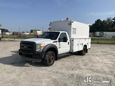 2012 Ford F550 Enclosed High-Top Service Truck