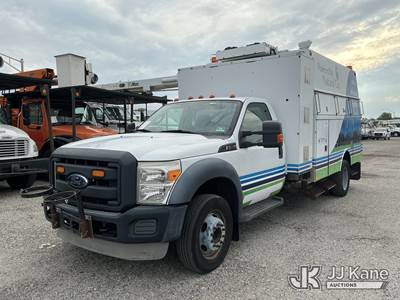 2012 Ford F550 2WD Enclosed High-Top Service Truck