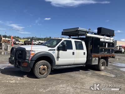 2016 Ford F550 Crew-Cab Flatbed/Service Truck