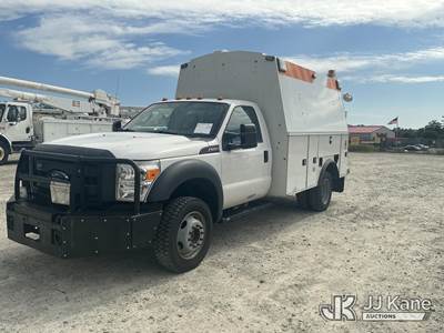 2016 Ford F550 4x4 Enclosed Service Truck