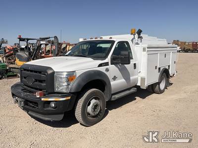 2012 Ford F-550 Regular Cab DRW Enclosed Service Truck