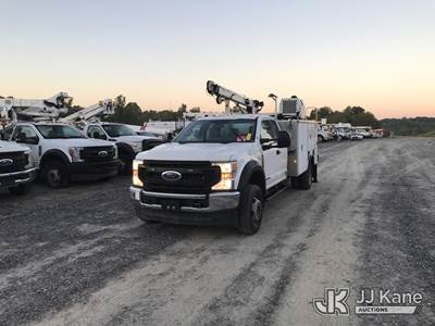 2021 Ford F550 4x4 Extended-Cab Mechanics Service Truck