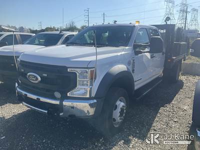 2021 Ford F550 4x4 Crew-Cab Flatbed/Service Truck