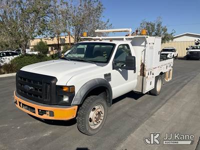 2009 Ford F-550 Regular Cab DRW Flatbed/Service Truck