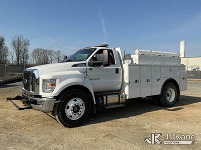 2023 Ford F650 Underground Cable Pulling Truck