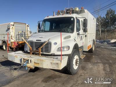2017 Freightliner M2 106 4x4 Extended-Cab Air Compressor/Enclosed Utility Truck