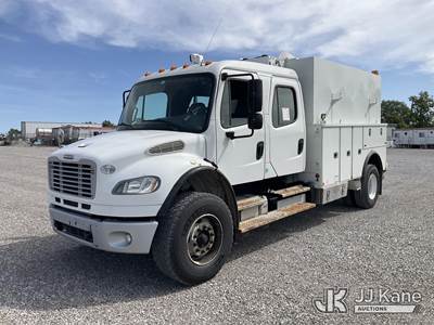 2017 Freightliner M2 106 Medium Duty Crew-Cab Enclosed Utility Truck