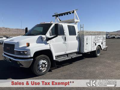 2007 GMC C5500 Crew-Cab Utility Truck