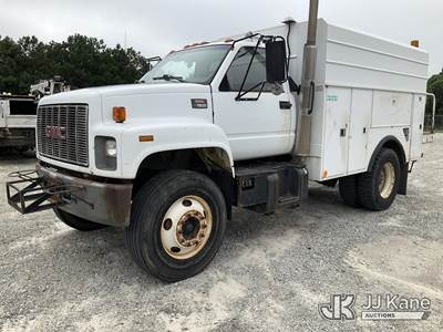 2001 GMC C7500 Enclosed High-Top Service Truck