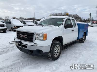 2013 GMC Sierra 3500HD Work Truck Ext. Cab Long Box 4WD Service Truck