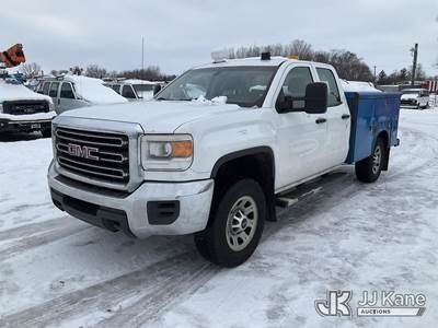 2015 GMC Sierra 3500HD Base Double Cab Long Box 4WD Extended-Cab Service Truck