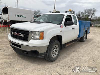 2012 GMC Sierra 3500HD Work Truck Ext. Cab Long Box 4WD Service Truck
