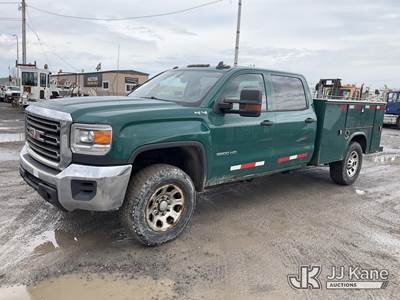 2016 GMC Sierra 3500HD 4x4 Crew-Cab Service Truck