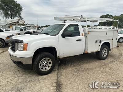 2011 GMC Sierra 3500HD 4x4 Work Truck Long Box Service Truck