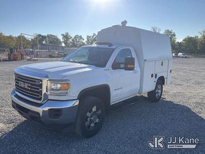 2018 GMC Sierra 3500HD 4x4 Enclosed High-Top Service Truck