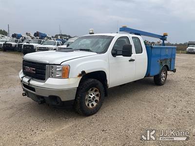 2012 GMC Sierra 3500HD Work Truck Ext. Cab Long Box Service Truck