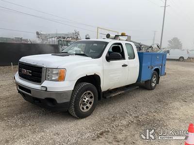 2013 GMC Sierra 3500HD Work Truck Ext. Cab Long Box Extended-Cab Service Truck