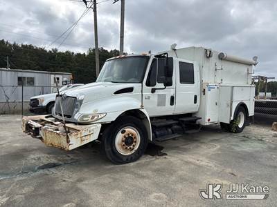 2007 International 4200 Crew-Cab Enclosed Utility Truck