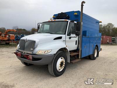 2008 International 4300 Air Compressor Utility Truck