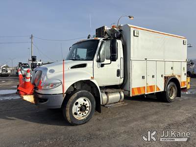 2015 International 4300 Air Compressor/Enclosed Utility Truck