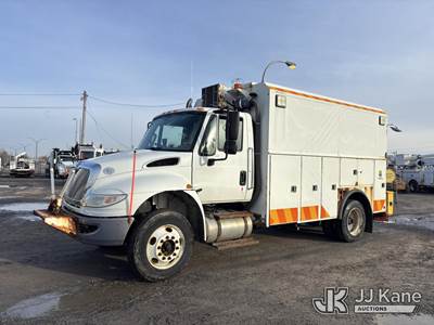2015 International 4300 Air Compressor/Enclosed Utility Truck