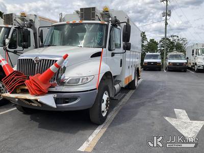 2015 International 4300 Air Compressor/Enclosed Utility Truck