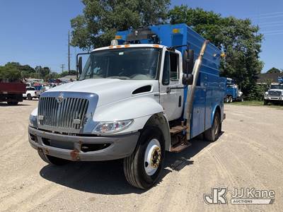 2009 International 4300 Air Compressor Utility Truck
