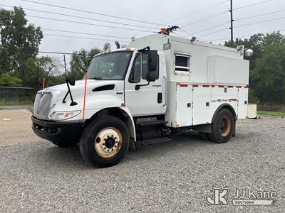 2012 International 4300 Air Compressor/Enclosed Utility Truck