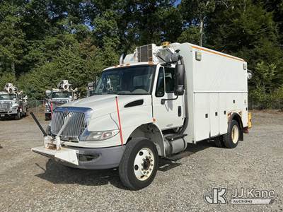 2015 International 4300 Air Compressor Utility Truck