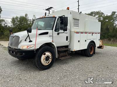 2012 International 4300 Air Compressor/Enclosed Utility Truck