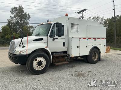 2012 International 4300 Air Compressor/Enclosed Utility Truck