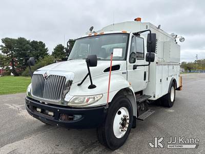 2013 International 4300 Air Compressor/Enclosed Utility Truck