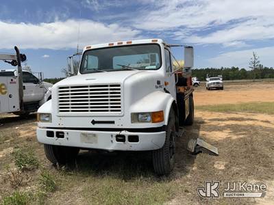 1991 International 4900 Flatbed/Service Truck