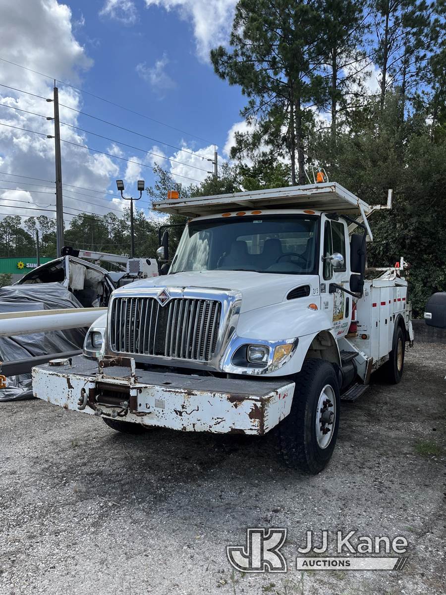 2005 International 7400 Utility Truck For Sale Jacksonville, FL